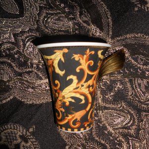 LUXURY & GLAMOUR- AUTHENTIC VERSACE BAROCCO A.D. CUP & VERSACE MEDUSA SAUCER